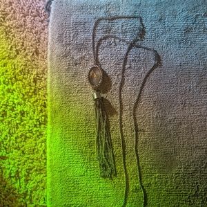 Long tassel necklace